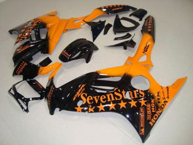 95-98 Schwarz Orange Sieben Sterne Honda CBR600 F3 Motorrad Verkleidung