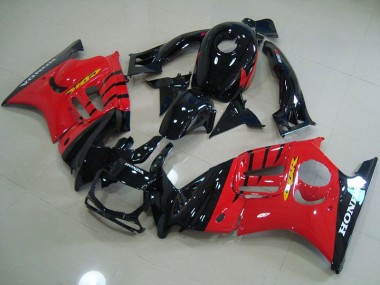 95-98 Schwarz Rot Honda CBR600 F3 Motorrad Verkleidung