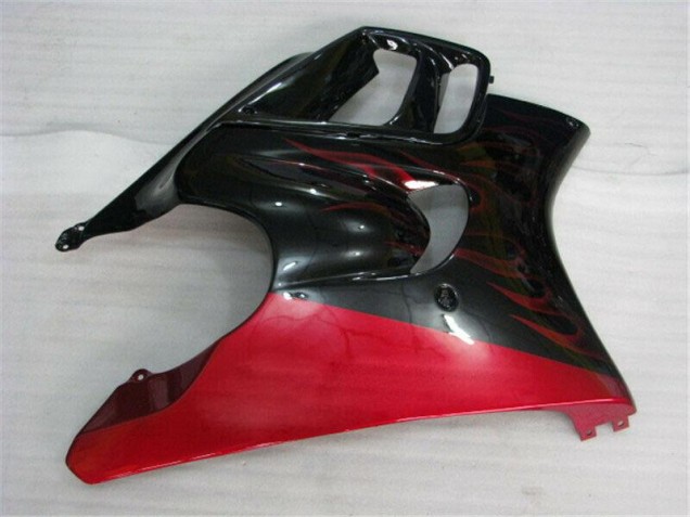 95-98 Schwarz rote Flamme Honda CBR600 F3 Motorrad Verkleidung 95-98 Schwarz rote Flamme Honda CBR600 F3 Motorrad Verkleidung