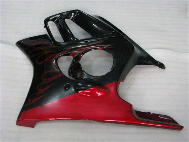 95-98 Schwarz rote Flamme Honda CBR600 F3 Motorrad Verkleidung 95-98 Schwarz rote Flamme Honda CBR600 F3 Motorrad Verkleidung