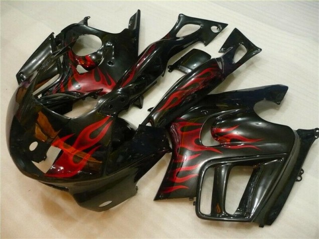 95-98 Schwarz rote Flamme Honda CBR600 F3 Motorrad Verkleidungen 95-98 Schwarz rote Flamme Honda CBR600 F3 Motorrad Verkleidungen
