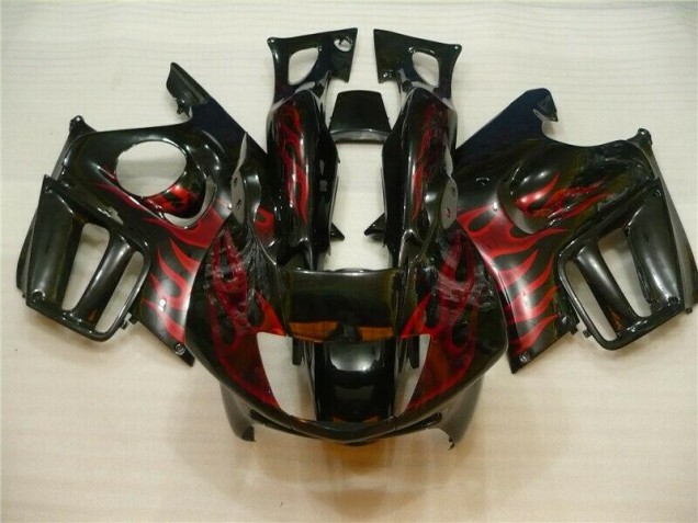 95-98 Schwarz rote Flamme Honda CBR600 F3 Motorrad Verkleidungen 95-98 Schwarz rote Flamme Honda CBR600 F3 Motorrad Verkleidungen