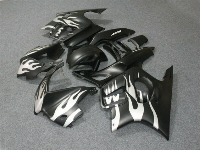 95-98 Schwarze weiße Flamme Honda CBR600 F3 Motorrad Verkleidung 95-98 Schwarze weiße Flamme Honda CBR600 F3 Motorrad Verkleidung