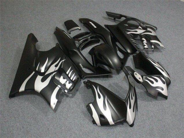 95-98 Schwarze weiße Flamme Honda CBR600 F3 Motorrad Verkleidung 95-98 Schwarze weiße Flamme Honda CBR600 F3 Motorrad Verkleidung