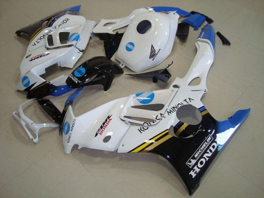 95-98 Weiß Blau Konica Minolta Honda CBR600 F3 Motorrad Verkleidung