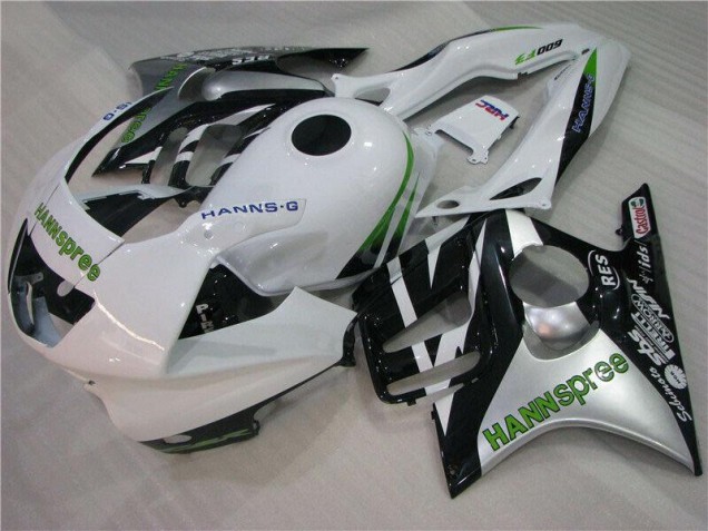 95-98 Weiß Grün Hannspree Honda CBR600 F3 Motorrad Verkleidung 95-98 Weiß Grün Hannspree Honda CBR600 F3 Motorrad Verkleidung