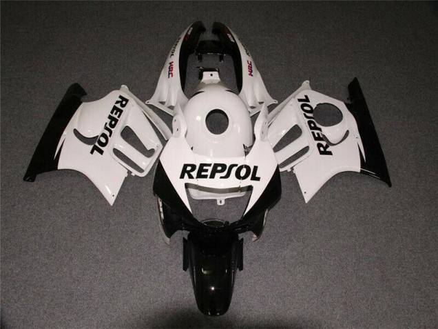 95-98 Weiß Schwarz Repsol Honda CBR600 F3 Motorrad Verkleidung 95-98 Weiß Schwarz Repsol Honda CBR600 F3 Motorrad Verkleidung