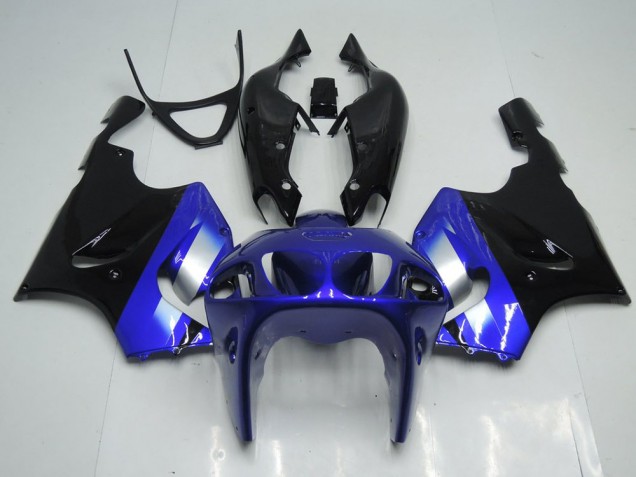 96-03 Blau und Schwarz Kawasaki ZX7R Motorrad Verkleidung 96-03 Blau und Schwarz Kawasaki ZX7R Motorrad Verkleidung