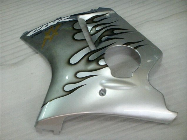 96-07 Flamme Silber grau Honda CBR1100XX Motorrad Verkleidung 96-07 Flamme Silber grau Honda CBR1100XX Motorrad Verkleidung
