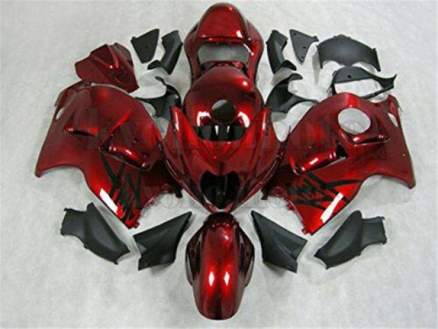 96-07 Rot Schwarz Suzuki GSXR 1300 Hayabusa Motorrad Verkleidung 96-07 Rot Schwarz Suzuki GSXR 1300 Hayabusa Motorrad Verkleidung