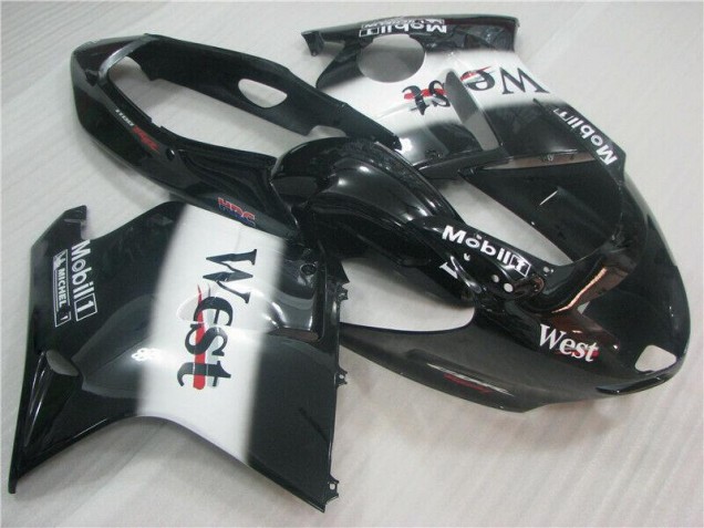 96-07 Schwarz weißes Westmuster Honda CBR1100XX Motorrad Verkleidung 96-07 Schwarz weißes Westmuster Honda CBR1100XX Motorrad Verkleidung