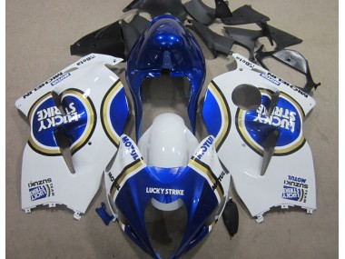 96-07 Weiß Lucky Strike Blau Motul Suzuki GSXR 1300 Hayabusa Motorrad Verkleidung