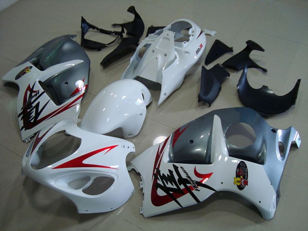96-07 Weiß Schwarz Suzuki GSXR 1300 Hayabusa Motorrad Verkleidung