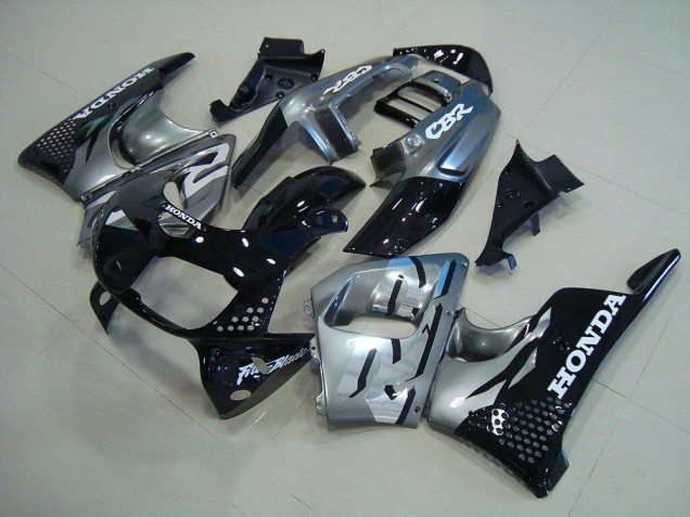 96-97 Schwarz Silber Honda CBR900RR 893 Motorrad Verkleidung 96-97 Schwarz Silber Honda CBR900RR 893 Motorrad Verkleidung