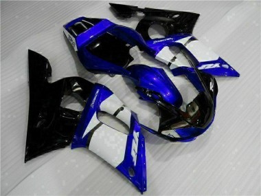 98-02 Blau Schwarz Yamaha YZF R6 Motorrad Vollverkleidung