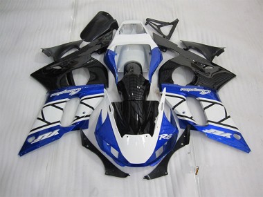 98-02 Blau Weiß Schwarz Yamaha YZF R6 Motorrad Verkleidung