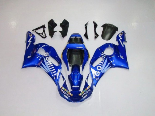 98-02 Blau weiße Go Motul Yamaha YZF R6 Motorrad Verkleidung 98-02 Blau weiße Go Motul Yamaha YZF R6 Motorrad Verkleidung