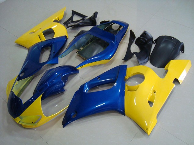 98-02 Gelb Blau Yamaha YZF R6 Motorrad Verkleidung 98-02 Gelb Blau Yamaha YZF R6 Motorrad Verkleidung
