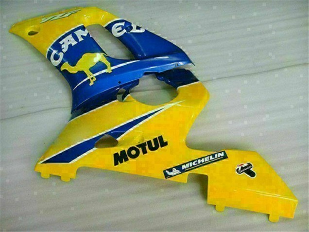 98-02 Gelb Blau Yamaha YZF R6 Motorrad Vollverkleidung 98-02 Gelb Blau Yamaha YZF R6 Motorrad Vollverkleidung