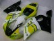98-02 Gelb Weiß Yamaha YZF R6 Motorrad Verkleidung 98-02 Gelb Weiß Yamaha YZF R6 Motorrad Verkleidung