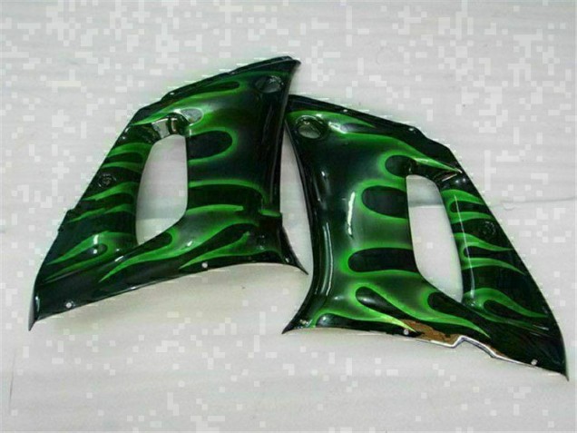 98-02 Grün Schwarz Yamaha YZF R6 Motorrad Verkleidung 98-02 Grün Schwarz Yamaha YZF R6 Motorrad Verkleidung