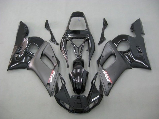 98-02 Kontrast Schwarz Yamaha YZF R6 Motorrad Verkleidung