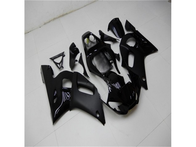 98-02 Matt schwarz glänzend Yamaha YZF R6 Motorrad Verkleidung 98-02 Matt schwarz glänzend Yamaha YZF R6 Motorrad Verkleidung