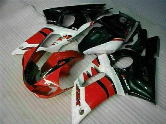 98-02 Rot Schwarz Yamaha YZF R6 Motorrad Vollverkleidung 98-02 Rot Schwarz Yamaha YZF R6 Motorrad Vollverkleidung