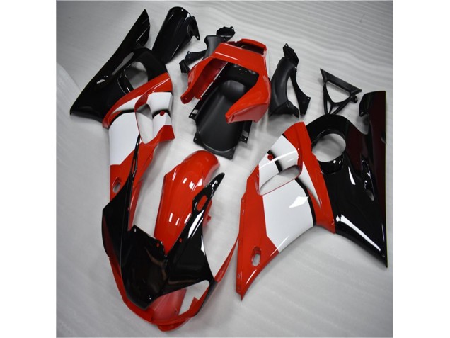 98-02 Schwarz Weiß Yamaha YZF R6 Motorrad Verkleidung