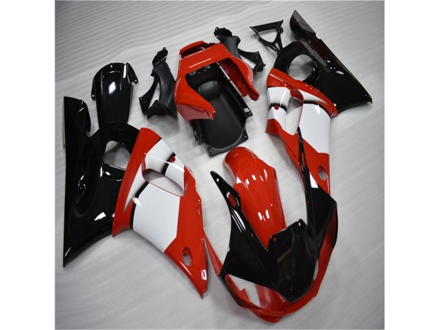 98-02 Schwarz Weiß Yamaha YZF R6 Motorrad Verkleidung