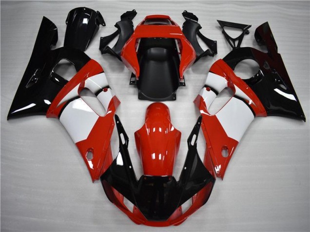 98-02 Schwarz Weiß Yamaha YZF R6 Motorrad Verkleidung