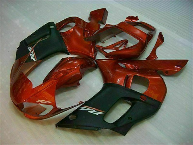 98-02 Schwarzbraun Yamaha YZF R6 Motorrad Verkleidung 98-02 Schwarzbraun Yamaha YZF R6 Motorrad Verkleidung