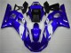 98-02 Weiß Blau Yamaha YZF R6 Motorrad Verkleidung