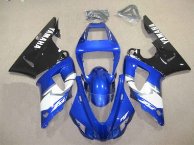 98-99 Blau Schwarz Weiß Aufkleber Yamaha YZF R1 Motorrad Verkleidung