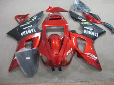 98-99 Rot Schwarz Weiß Aufkleber Yamaha YZF R1 Motorrad Verkleidung