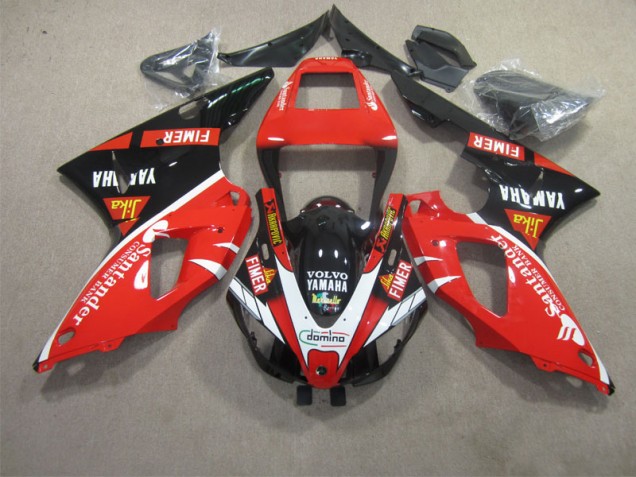 98-99 Rot Schwarz Weiß SantUnder Yamaha YZF R1 Motorrad Verkleidung 98-99 Rot Schwarz Weiß SantUnder Yamaha YZF R1 Motorrad Verkleidung