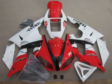 98-99 Rot Weiß Schwarz Aufkleber Yamaha YZF R1 Motorrad Verkleidung