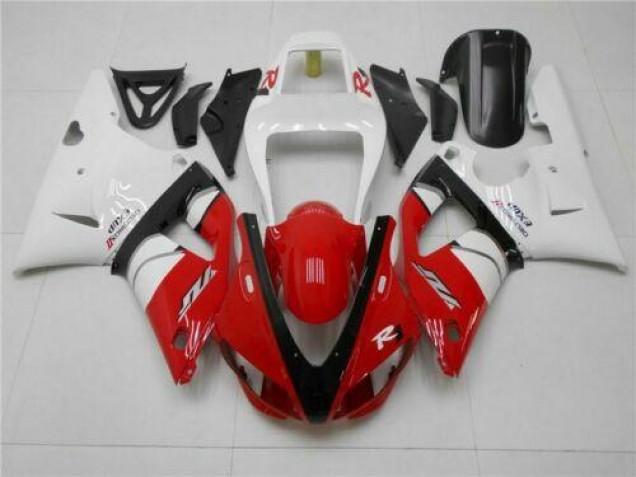 98-99 Rot Weiß Yamaha YZF R1 Motorrad Verkleidungen 98-99 Rot Weiß Yamaha YZF R1 Motorrad Verkleidungen