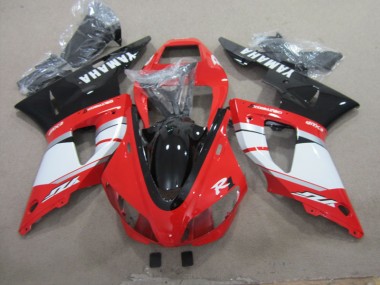 98-99 Schwarz Rot Weiß Aufkleber Yamaha YZF R1 Motorrad Verkleidung