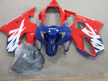 99-00 Blau Rot Honda CBR600 F4 Motorrad Verkleidung